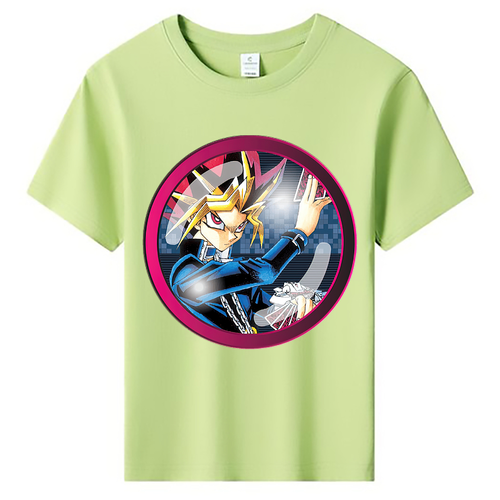 （画像用） 遊☆戯☆王 Yu-Gi-Oh! 綿100％キッズTシャツ（フロントプリント）